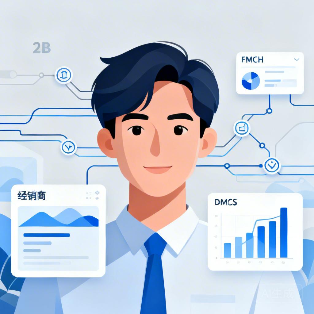 FMCG dealer DMS system dashboard
